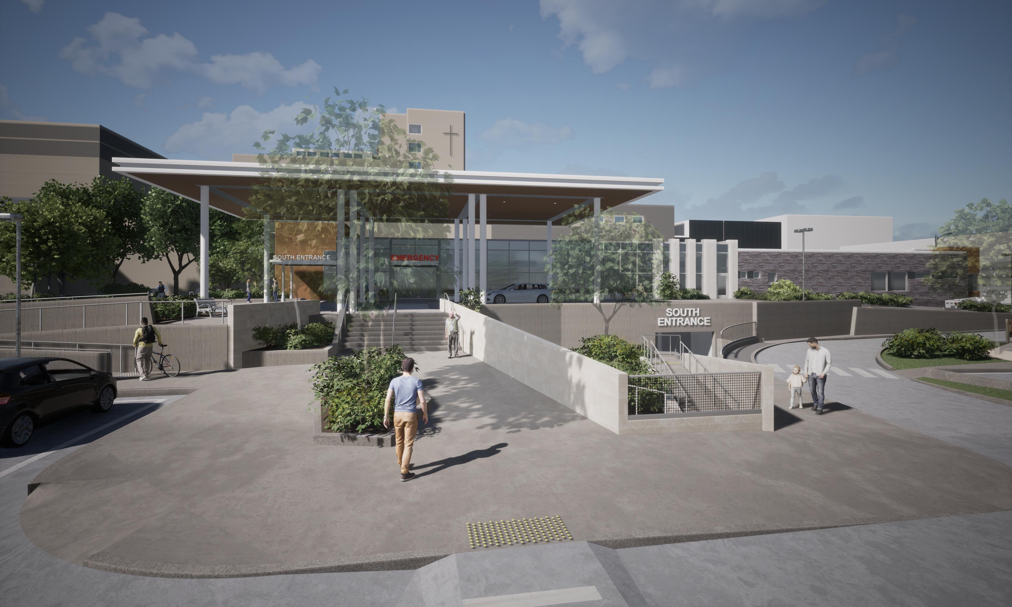 St Boniface Emergency Department Rendering