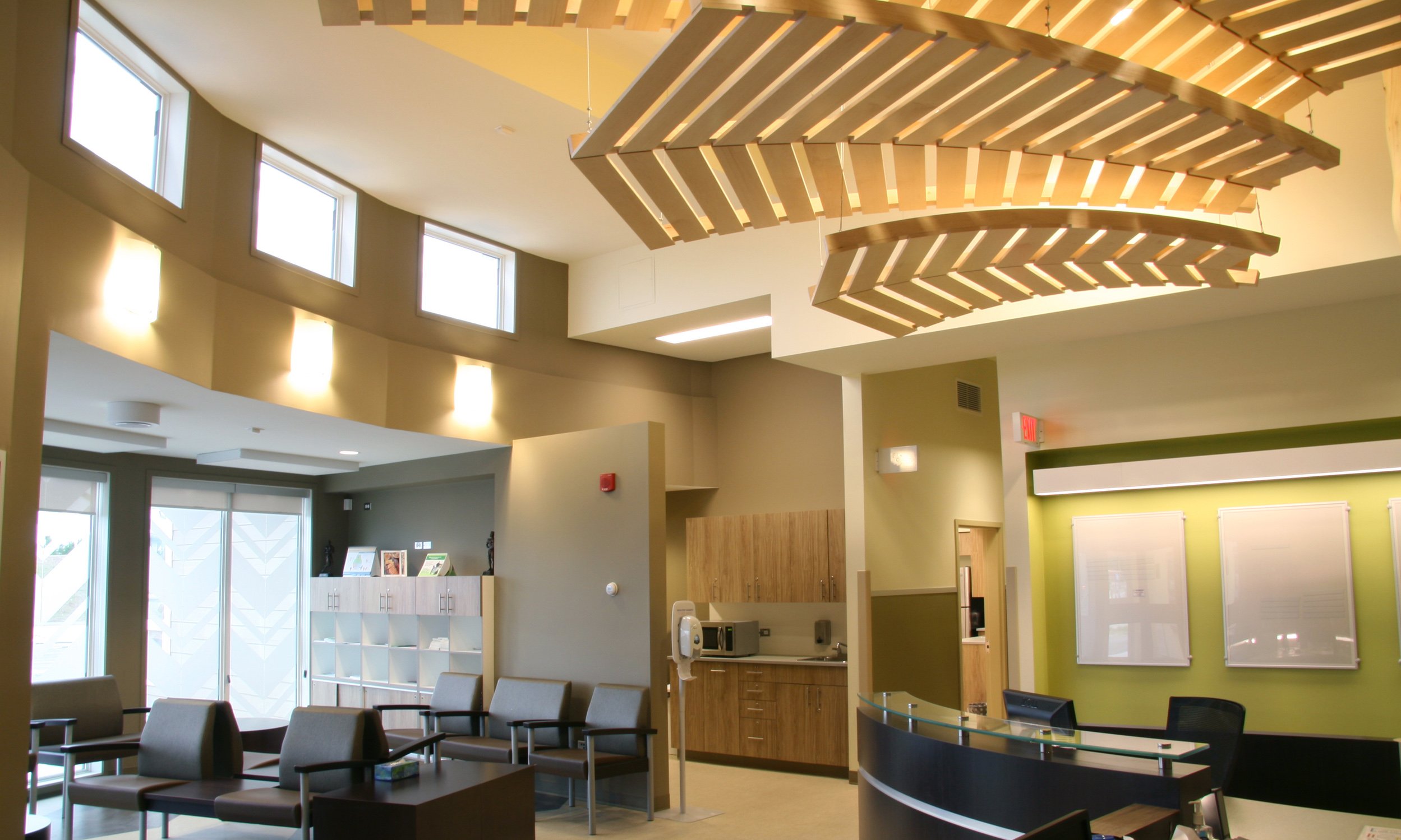Beatrice Wilson Health Centre Front Desk and Lobby