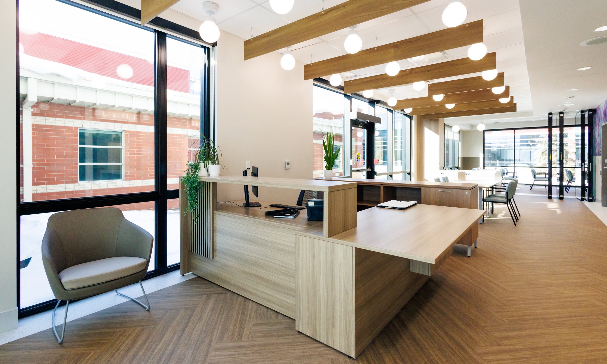 Centre for Hope featuring natural light and materials